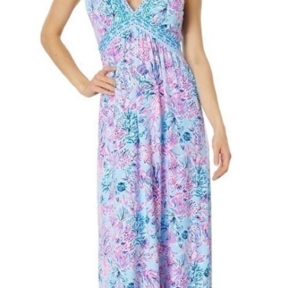 NWT Lilly Pulitzer Serena Maxi, 12 - Picture 3 of 5